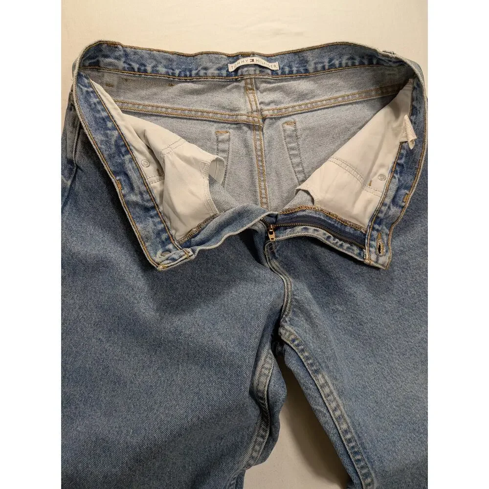 VTG Tommy Hilfiger Jeans 34 x 31 Denim Baggy Slouchy Wide 90's Y2k Mom Boyfriend